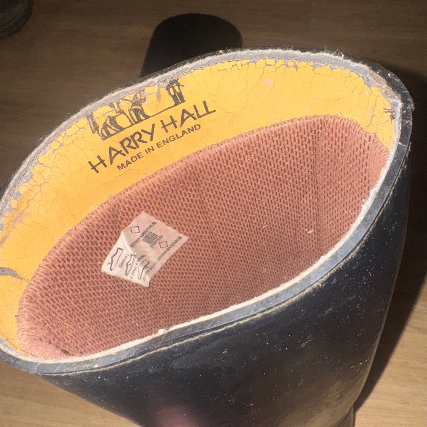 Harry Hall Long Rubber Riding Boots - Size 40 - 6 6.5 Winter Lined