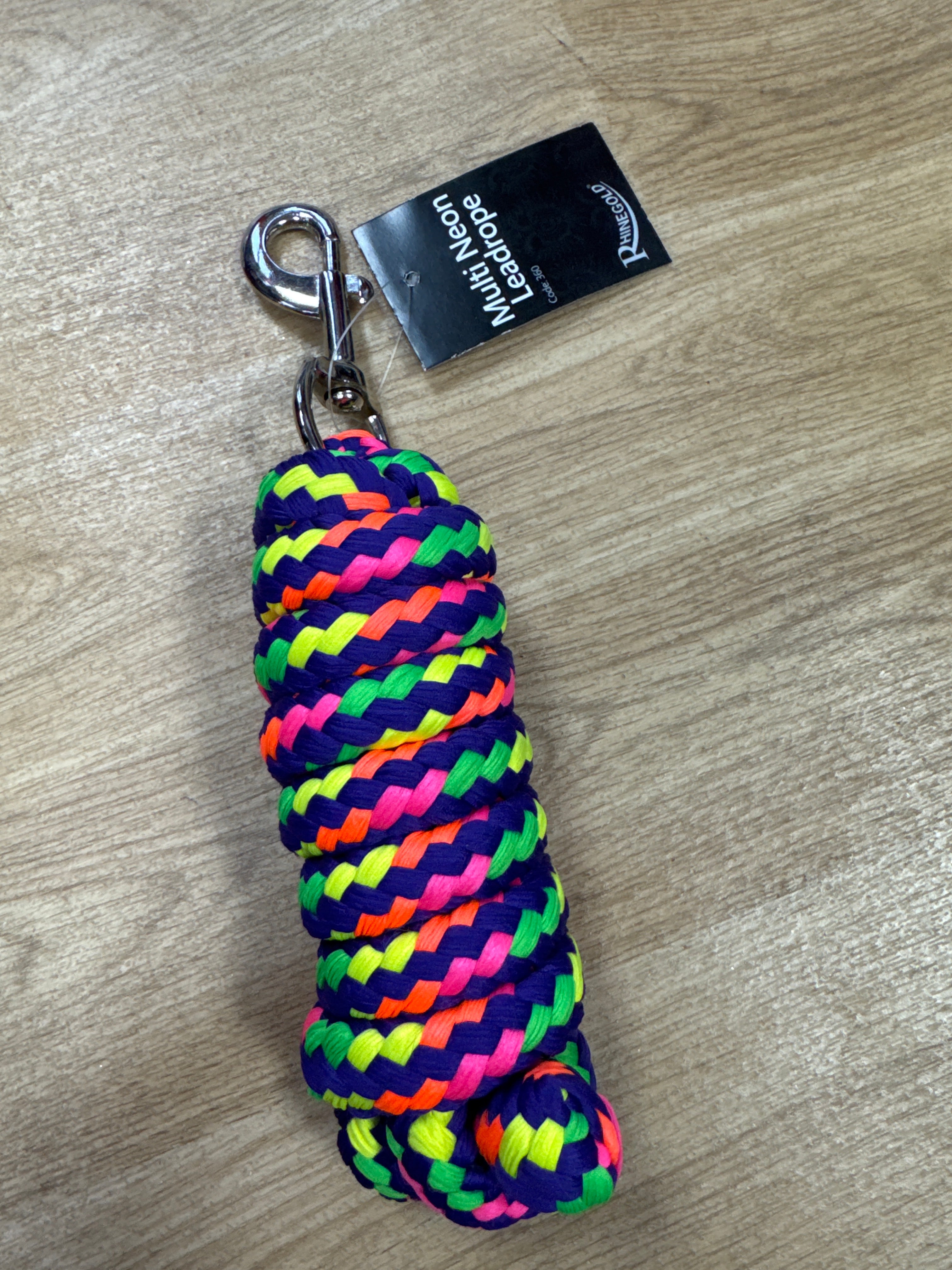 Rhinegold Multi Neon Leadrope