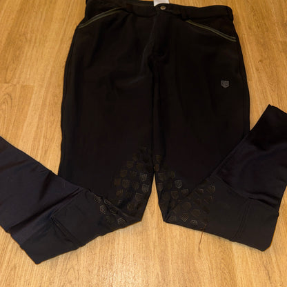 Maya Delorez Black Size Medium Breeches - RRP £189