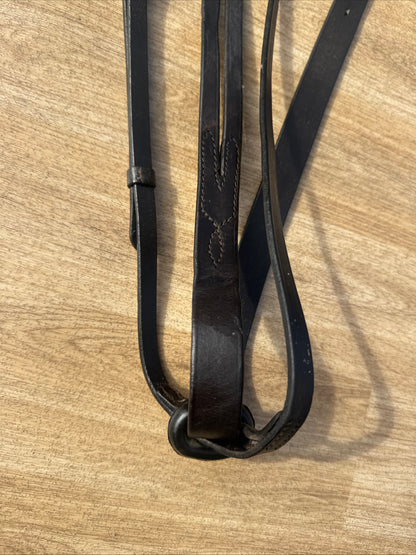 English Leather Brown Running Martingale #9