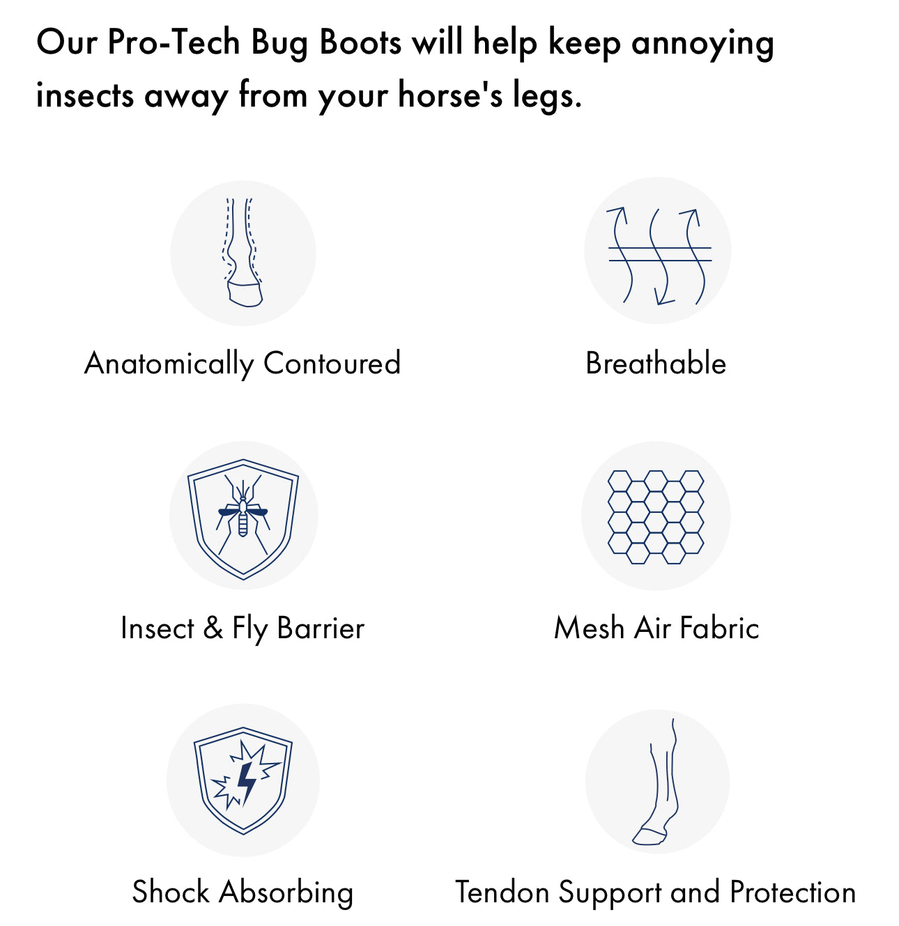 Premier Equine Pro-Tech Bug & Fly Boots