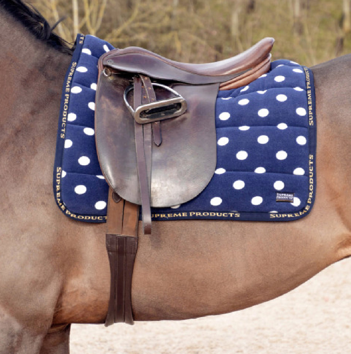 Supreme Products Dotty Fleece Saddle Pad