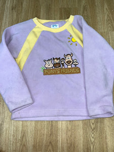 Cuddly Ponies Children’s Fleece Jumper Size 10 Years