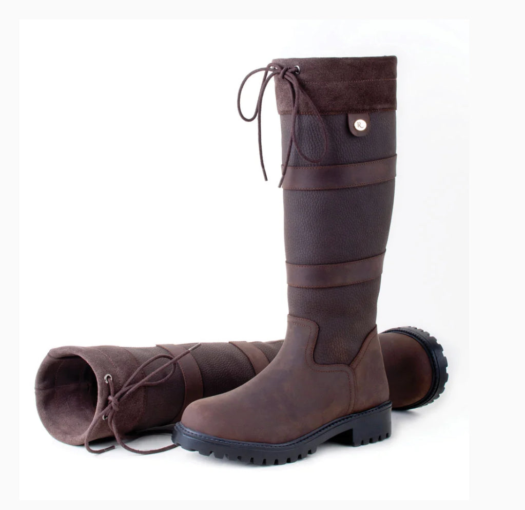 Elite Brooklyn Leather Country Boot - Size 6 left