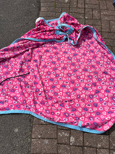 Derby House Hearts Fleece Rug 5’3