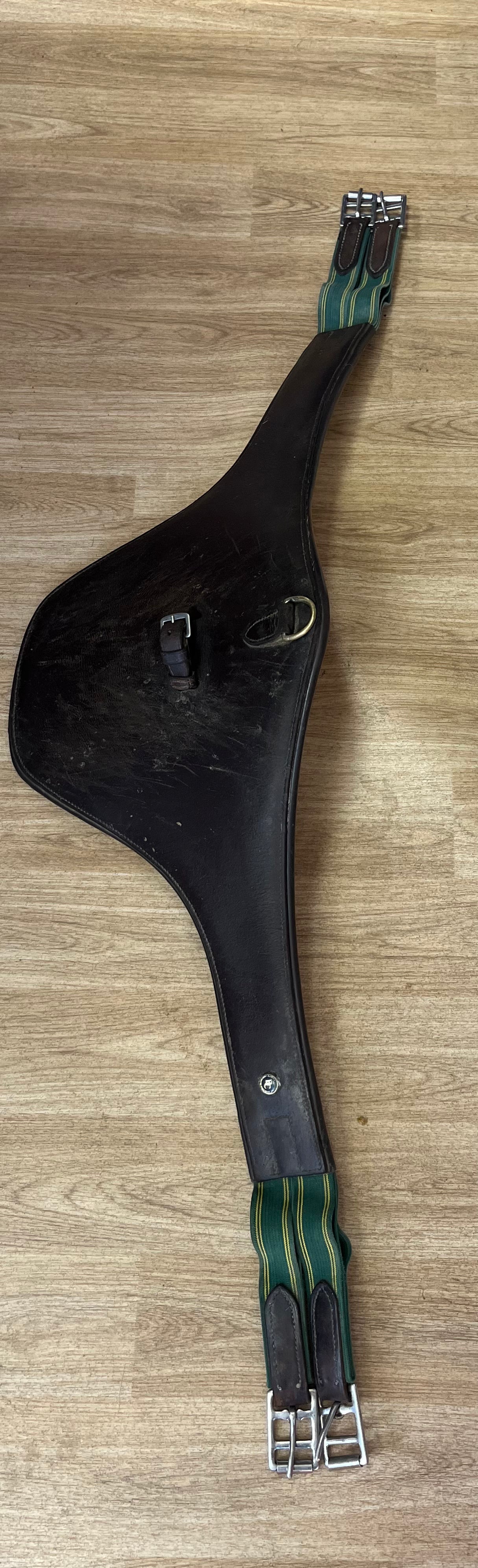 BC Stud Girth Elasicated Both Ends Brown 50”
