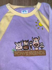 Cuddly Ponies Children’s Fleece Jumper Size 10 Years