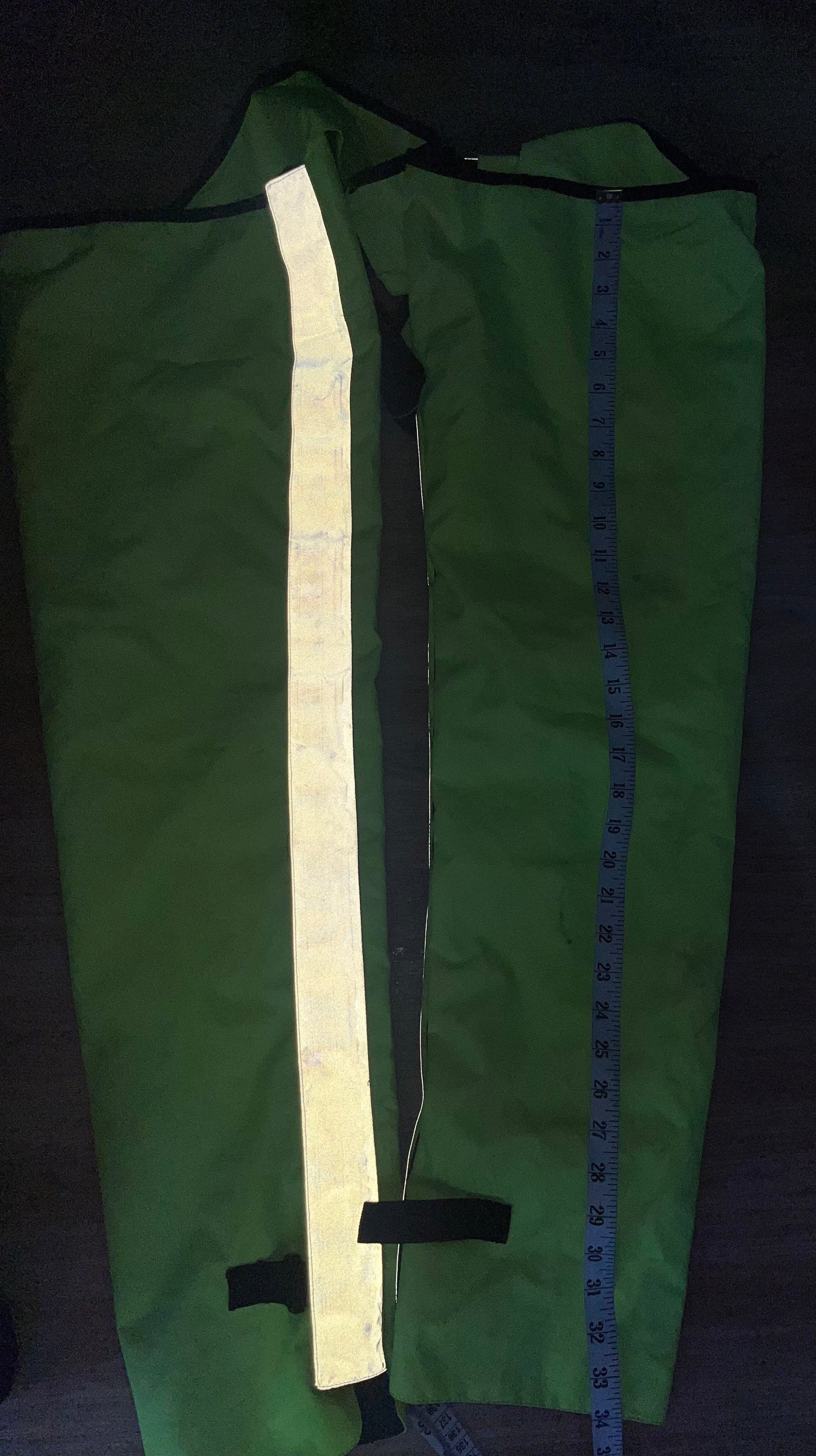 Luna Rider Full Length Chaps Reflective Straps Size Small