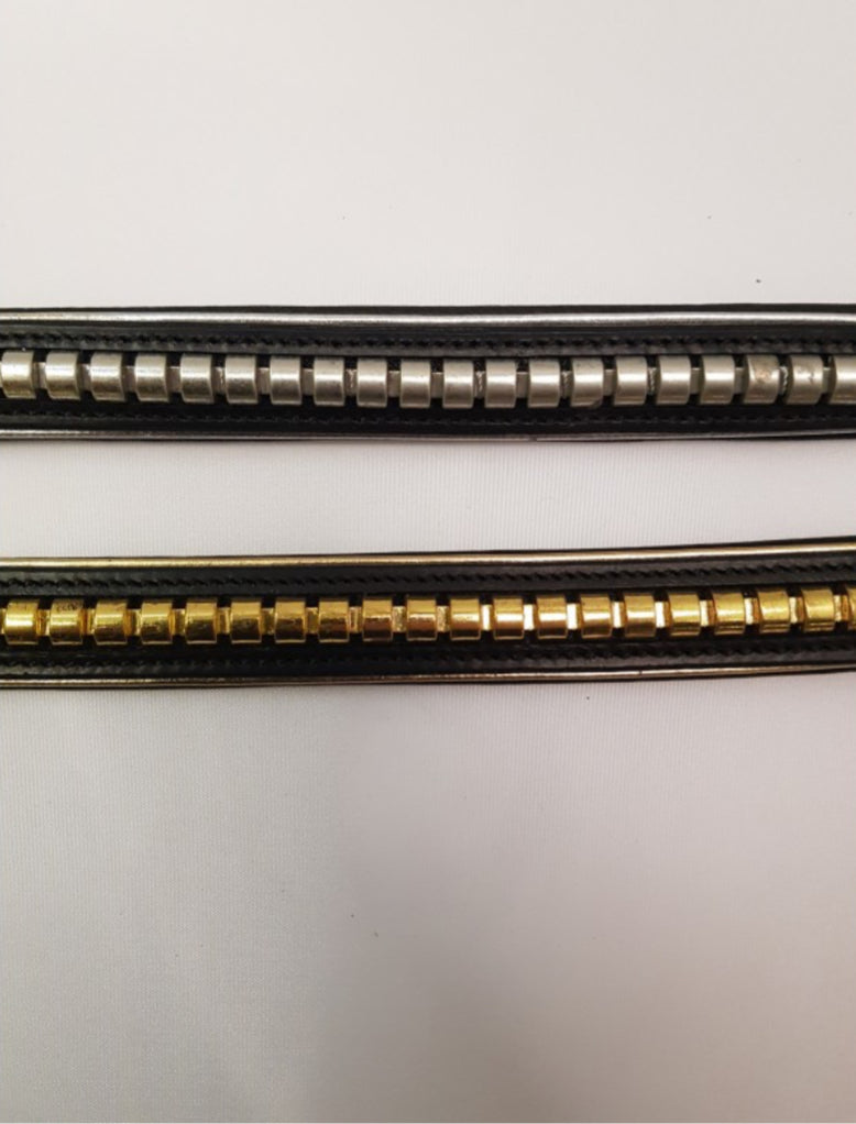 Clencher Browband - Silver or Gold
