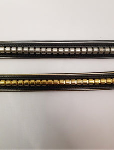 Clencher Browband - Silver or Gold