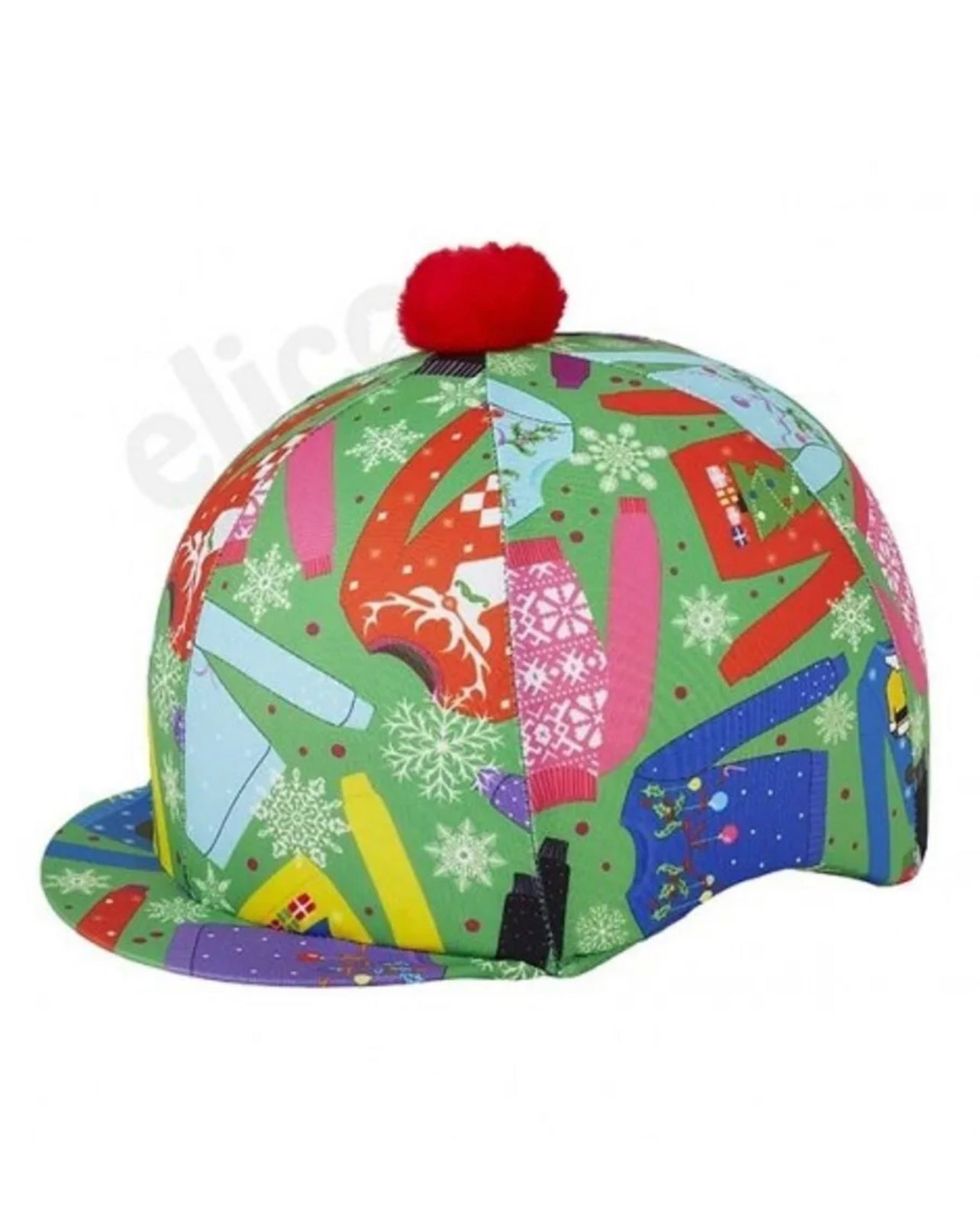 Elico Christmas Jumpers Hat Silk