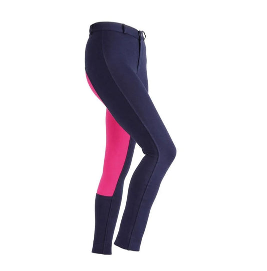 Shires Wessex Maids 28” Two Tone Jodhpurs (Navy/Pink)