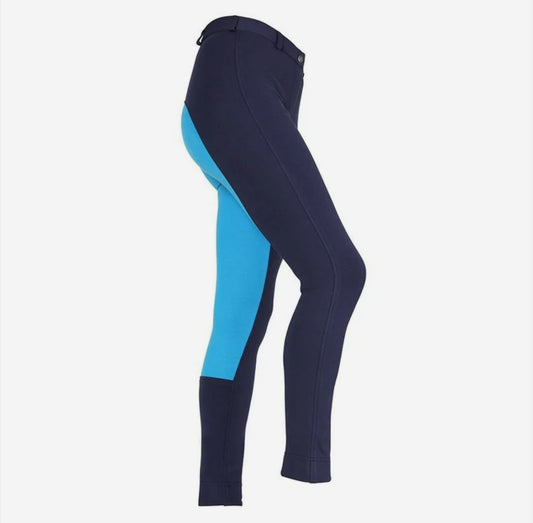 Shires Two Tone Wessex Childs Jodhpurs - 20” Long Leg
