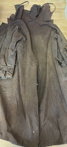Oxford Long Wax Riding Coat Size Large
