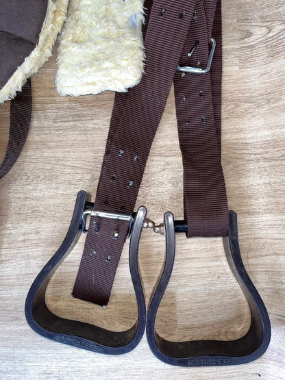 Bareback Saddle Pad / Girth / Stirrups