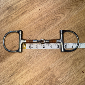5” Copper Roller D Ring Snaffle