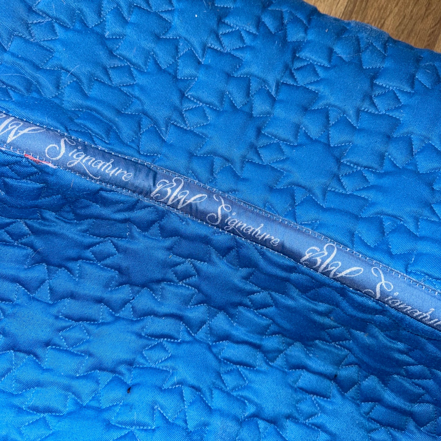 Bridleway Signature Range Blue Saddle Pad | Cob Size