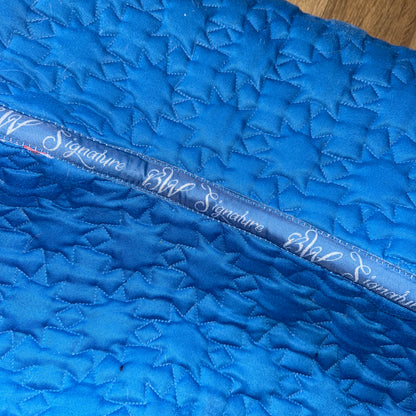 Bridleway Signature Range Blue Saddle Pad | Cob Size