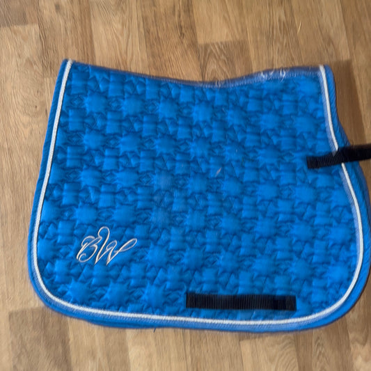 Bridleway Signature Range Blue Saddle Pad | Cob Size