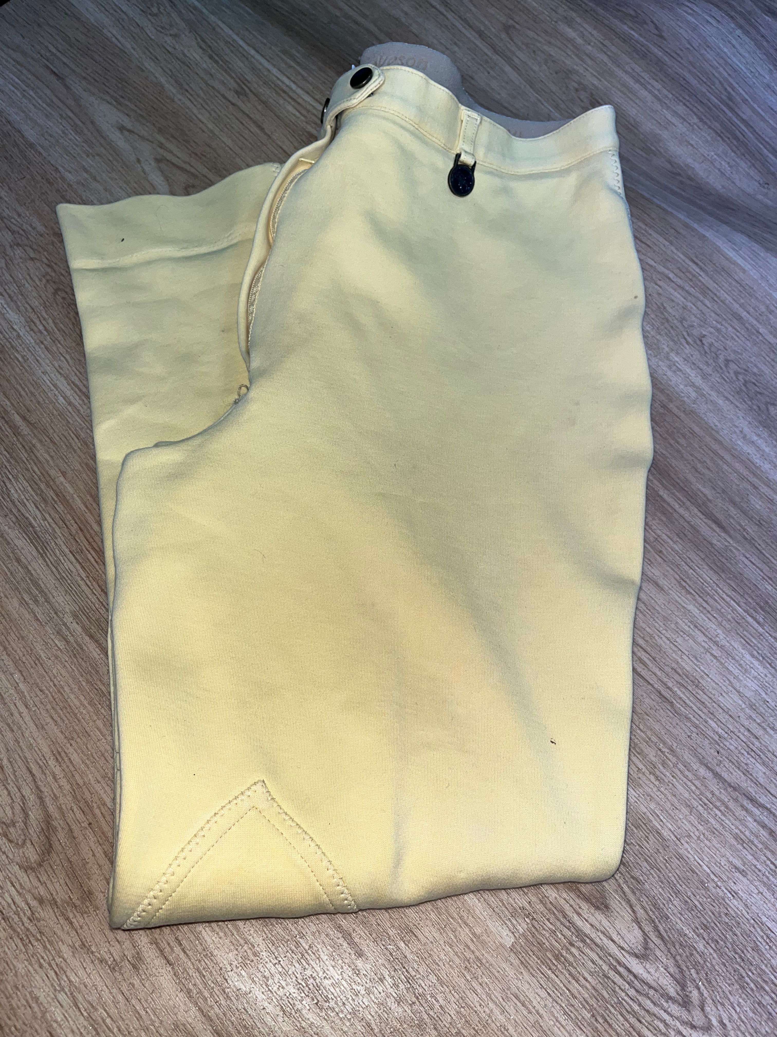 Loveson Ladies Canary Jodphurs Size 34” Regular