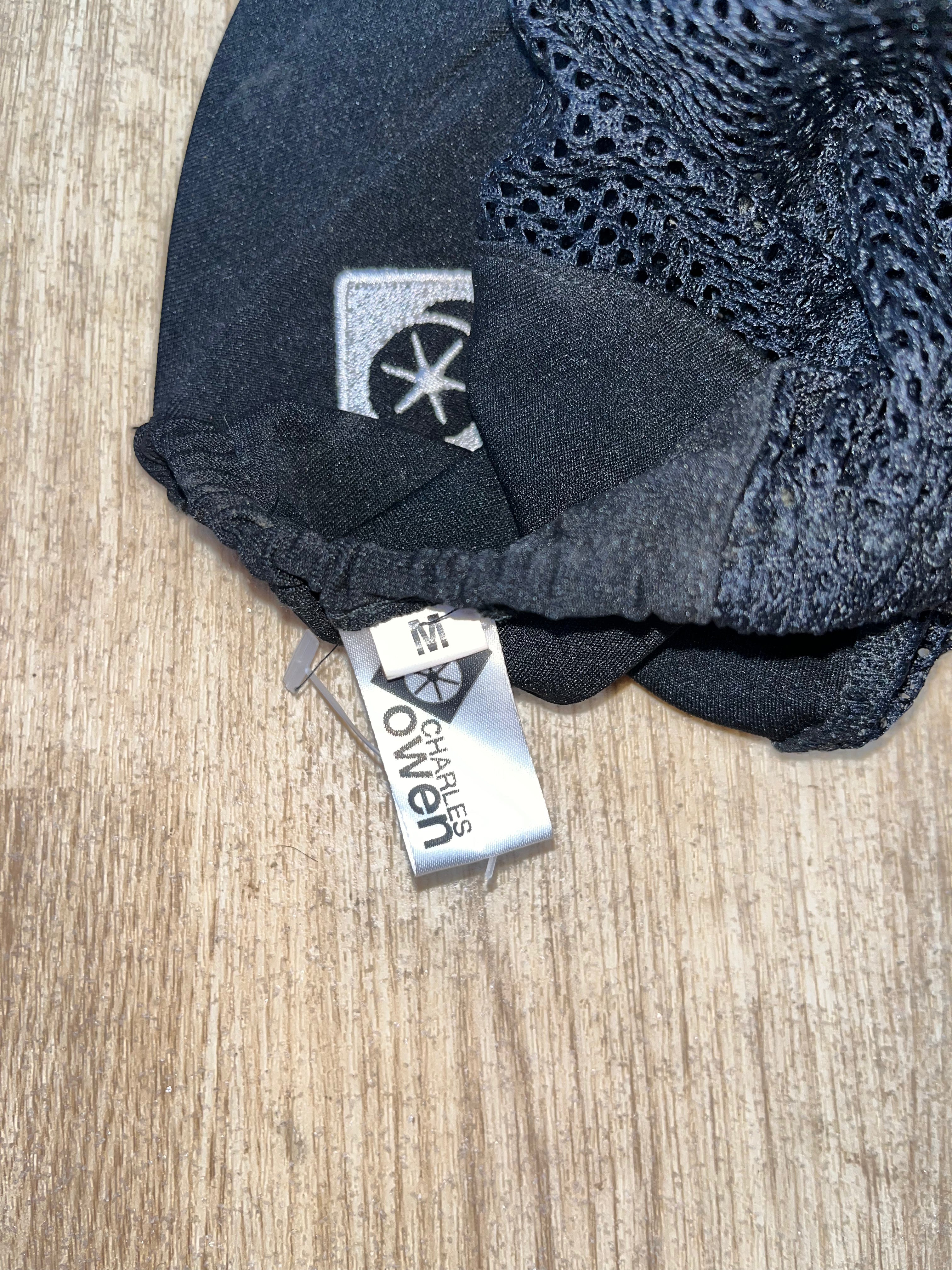 Charles Owen Hat Silk Size Medium Black