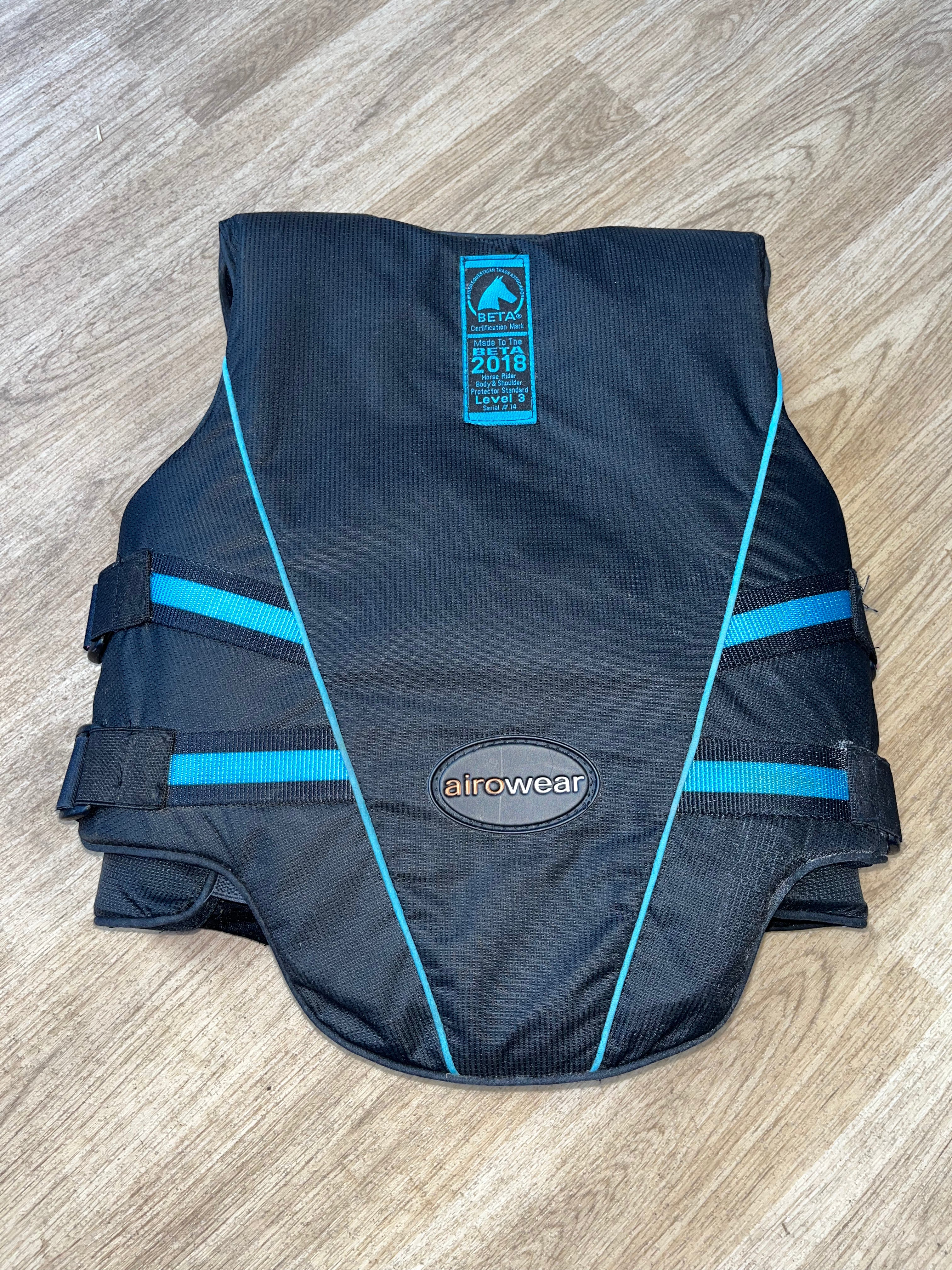 Airowear Children’s Body Protector 2018 Size Y3 Short