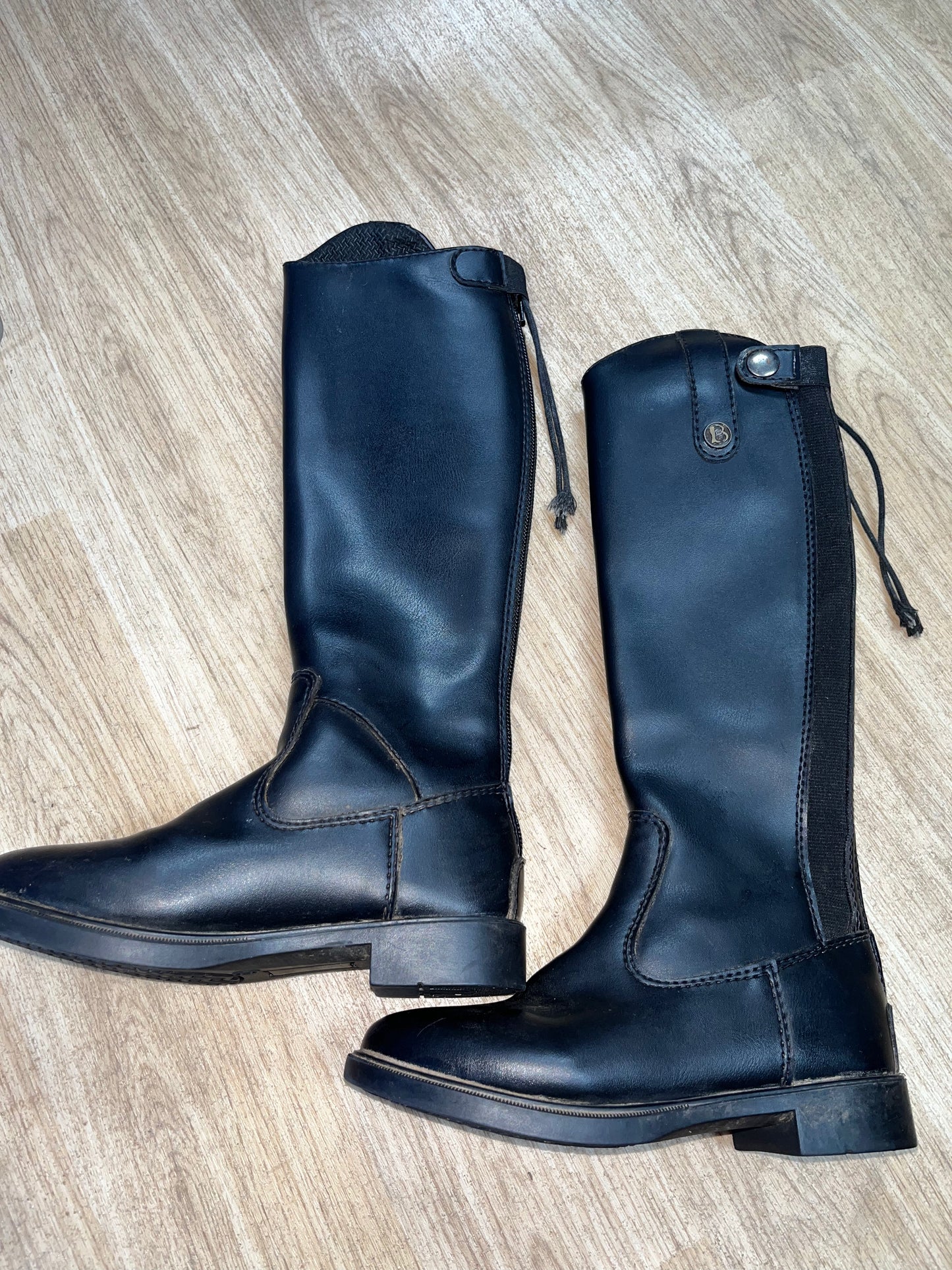 Brogini Children’s Long Riding Boots Size 30 Black