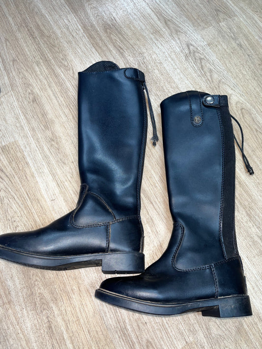 Brogini Children’s Long Riding Boots Size 30 Black