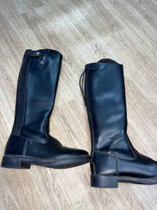 Brogini Children’s Long Riding Boots Size 30 Black