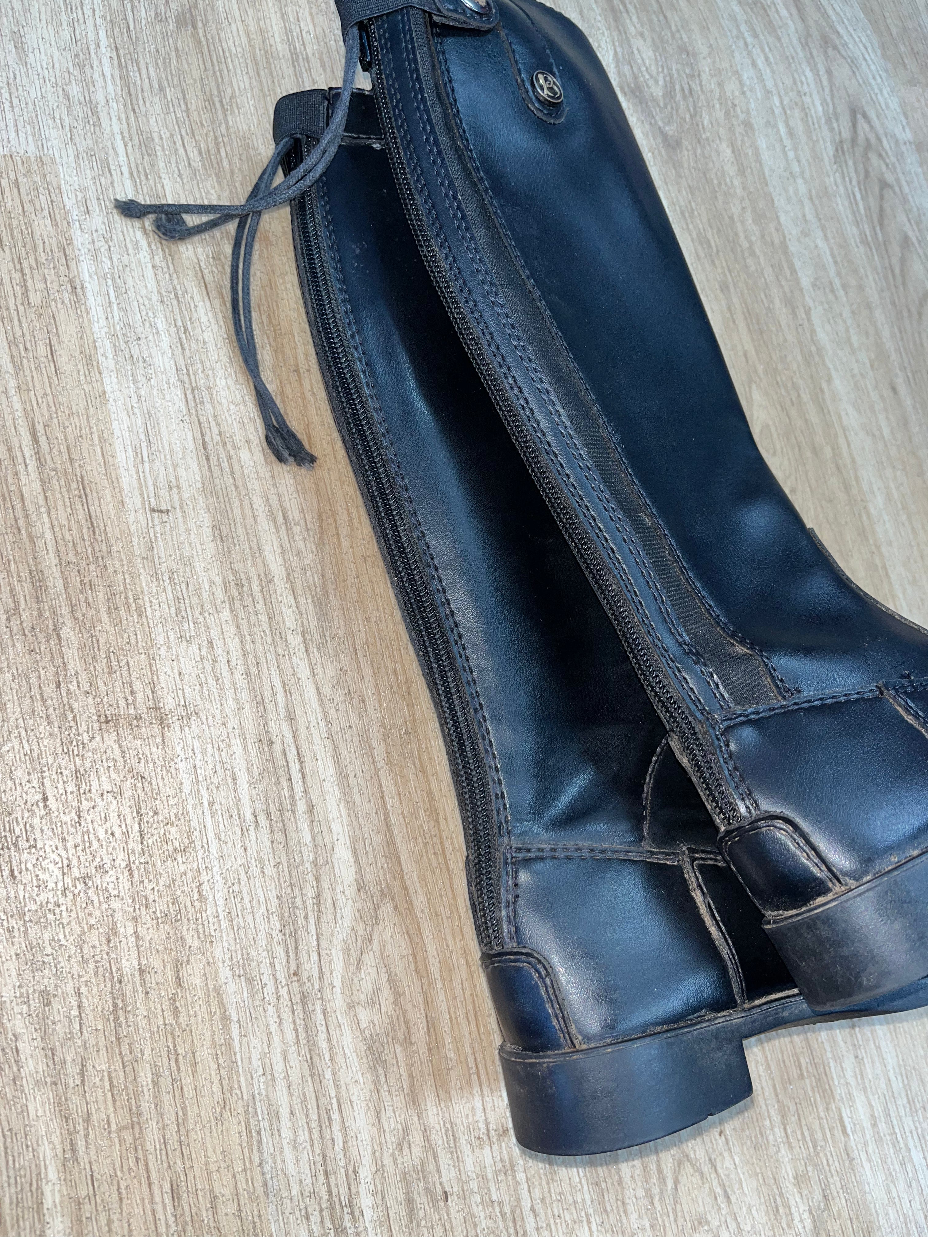Brogini Children’s Long Riding Boots Size 30 Black