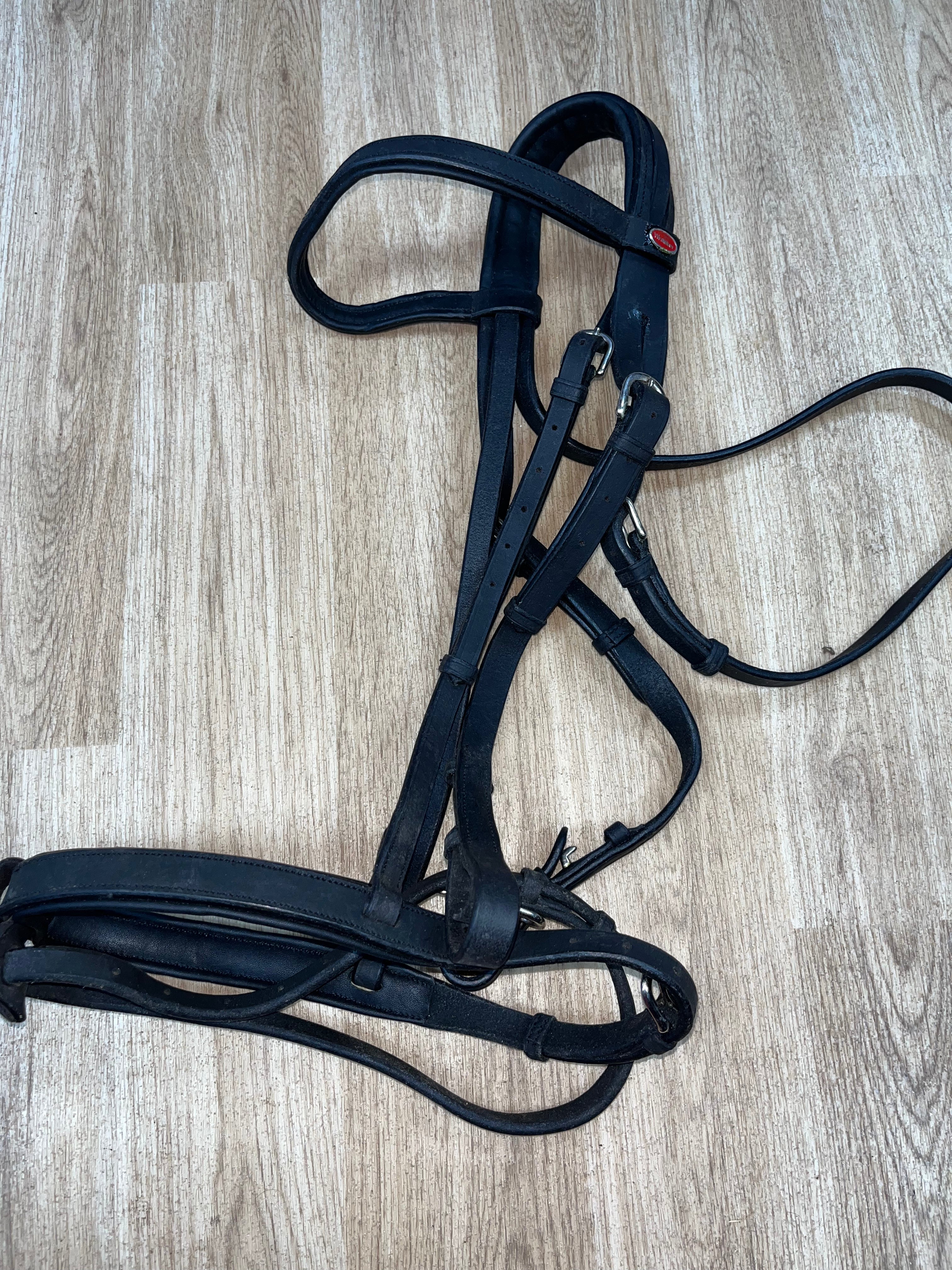 Whitaker Flash Bridle Full Black #16