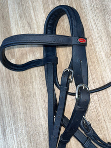 Whitaker Flash Bridle Full Black #16