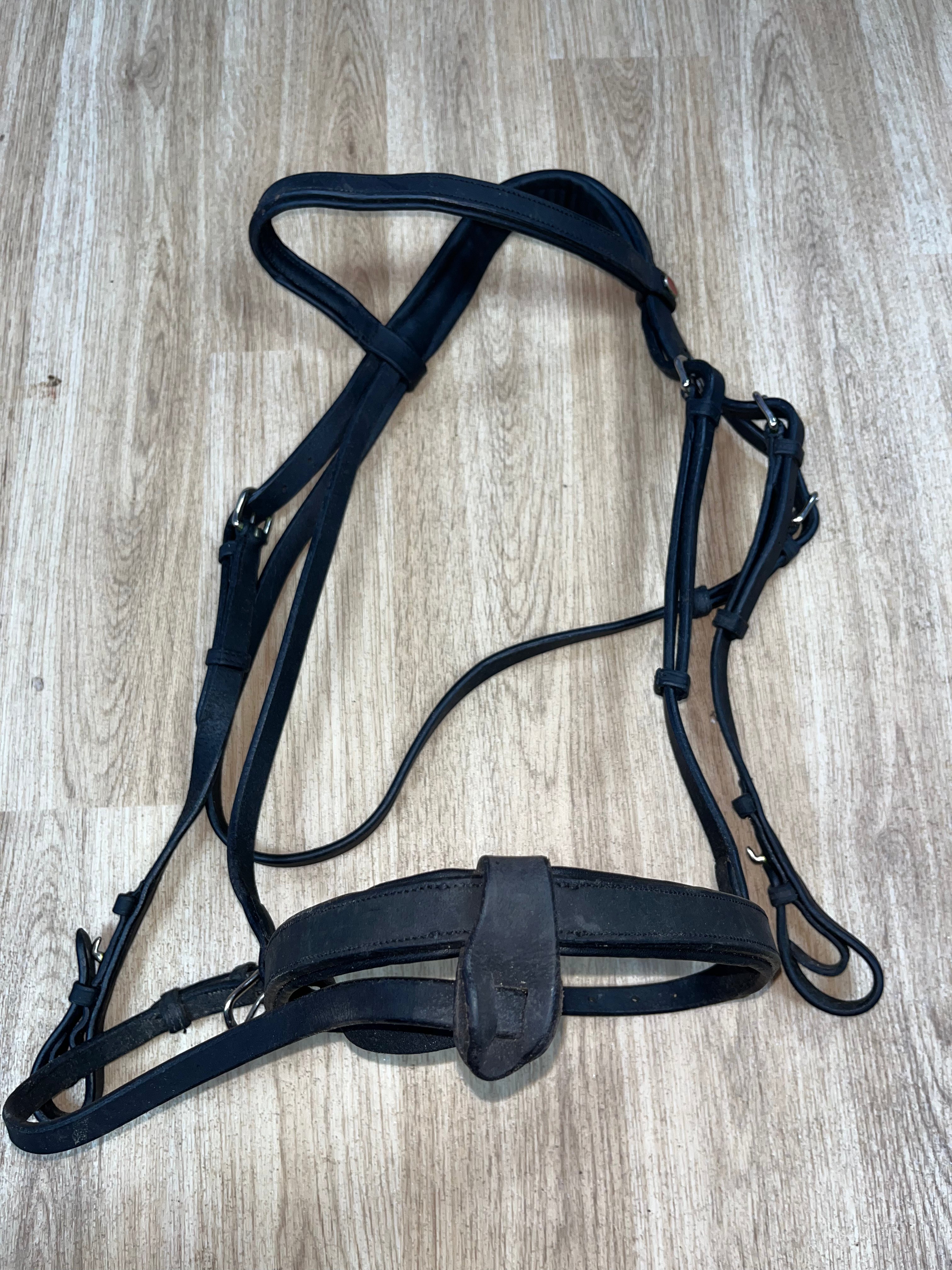 Whitaker Flash Bridle Full Black #16