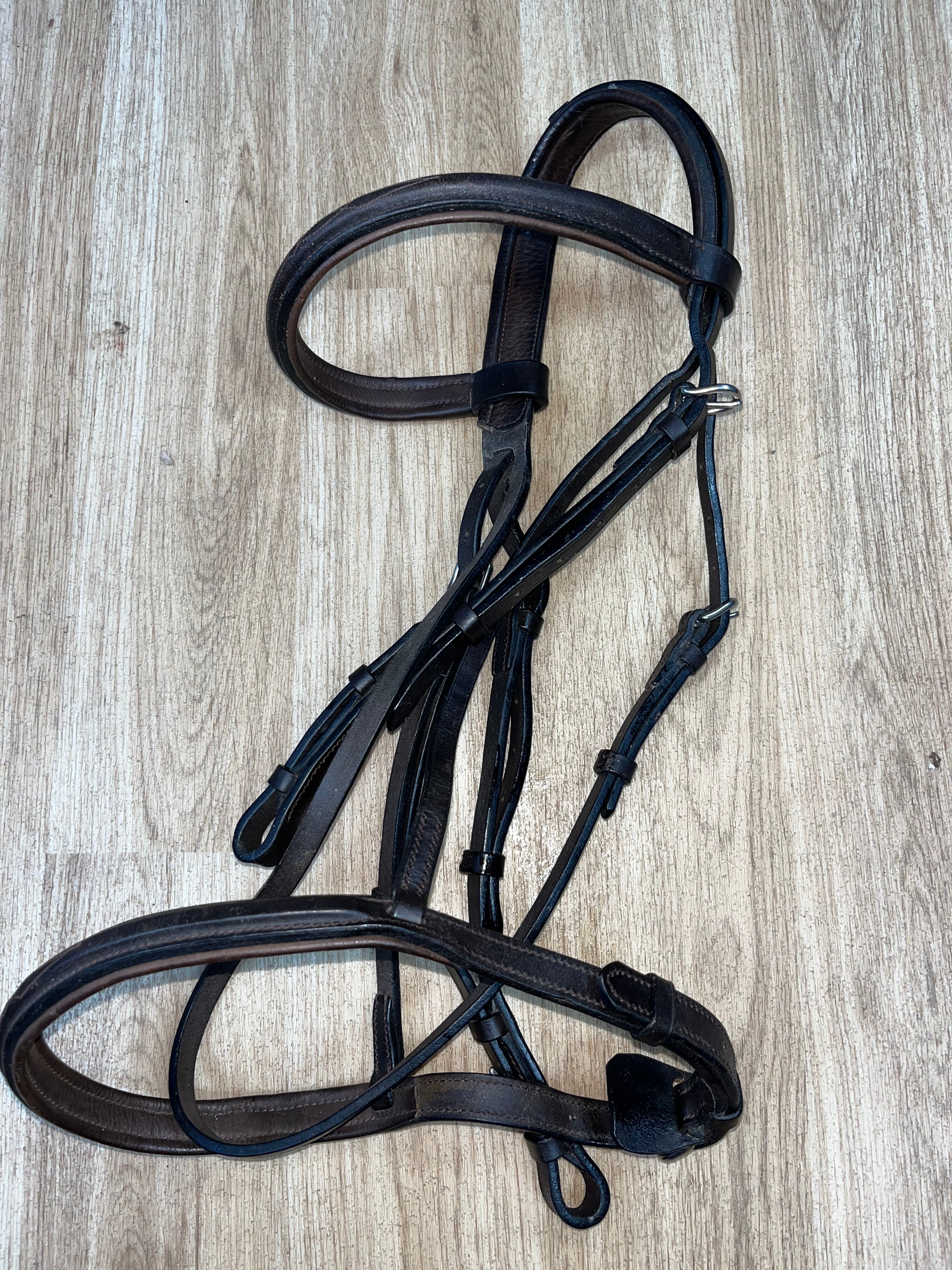 Brown Pony Bridle Padded Headpiece #15