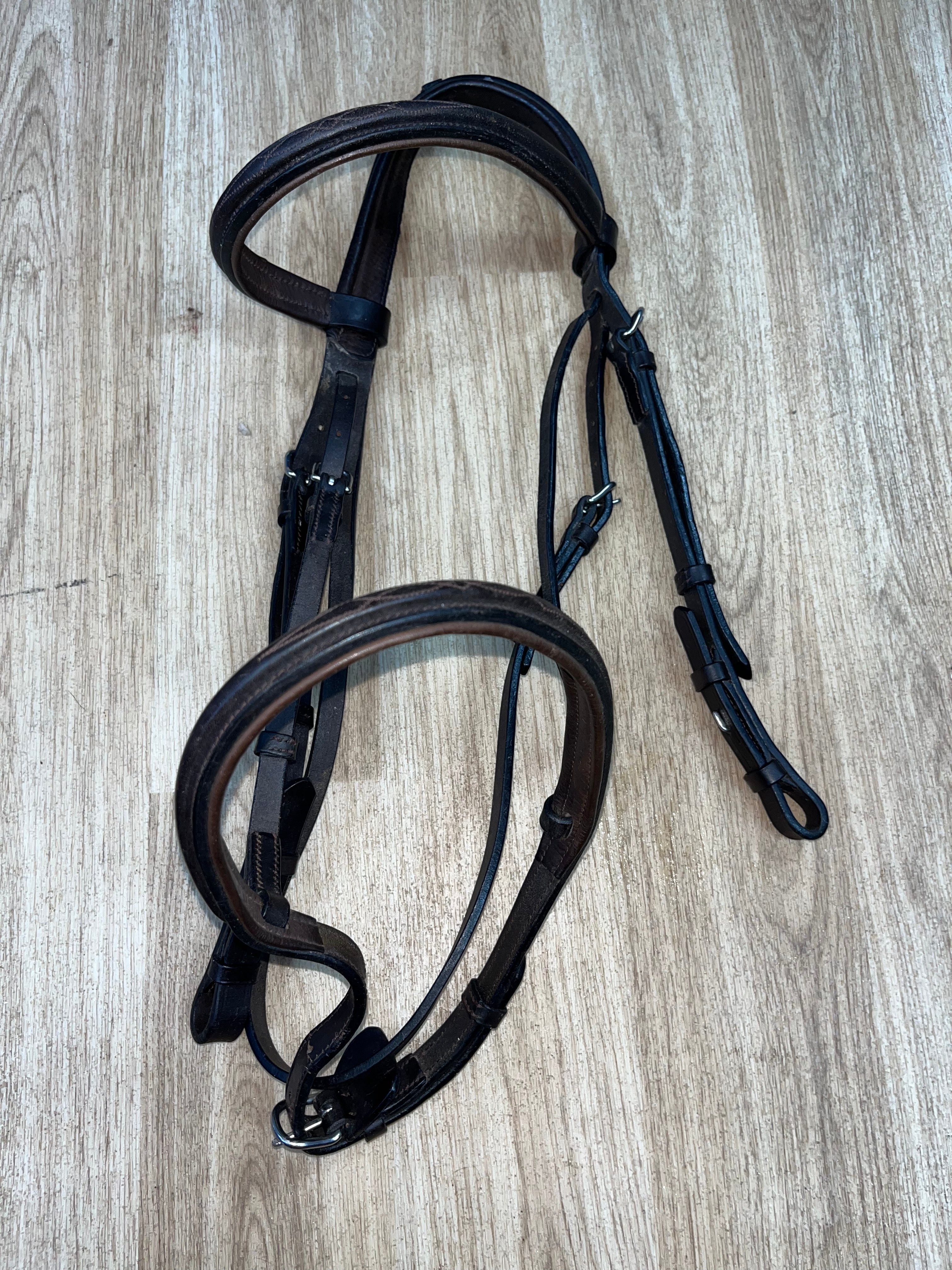 Brown Pony Bridle Padded Headpiece #15