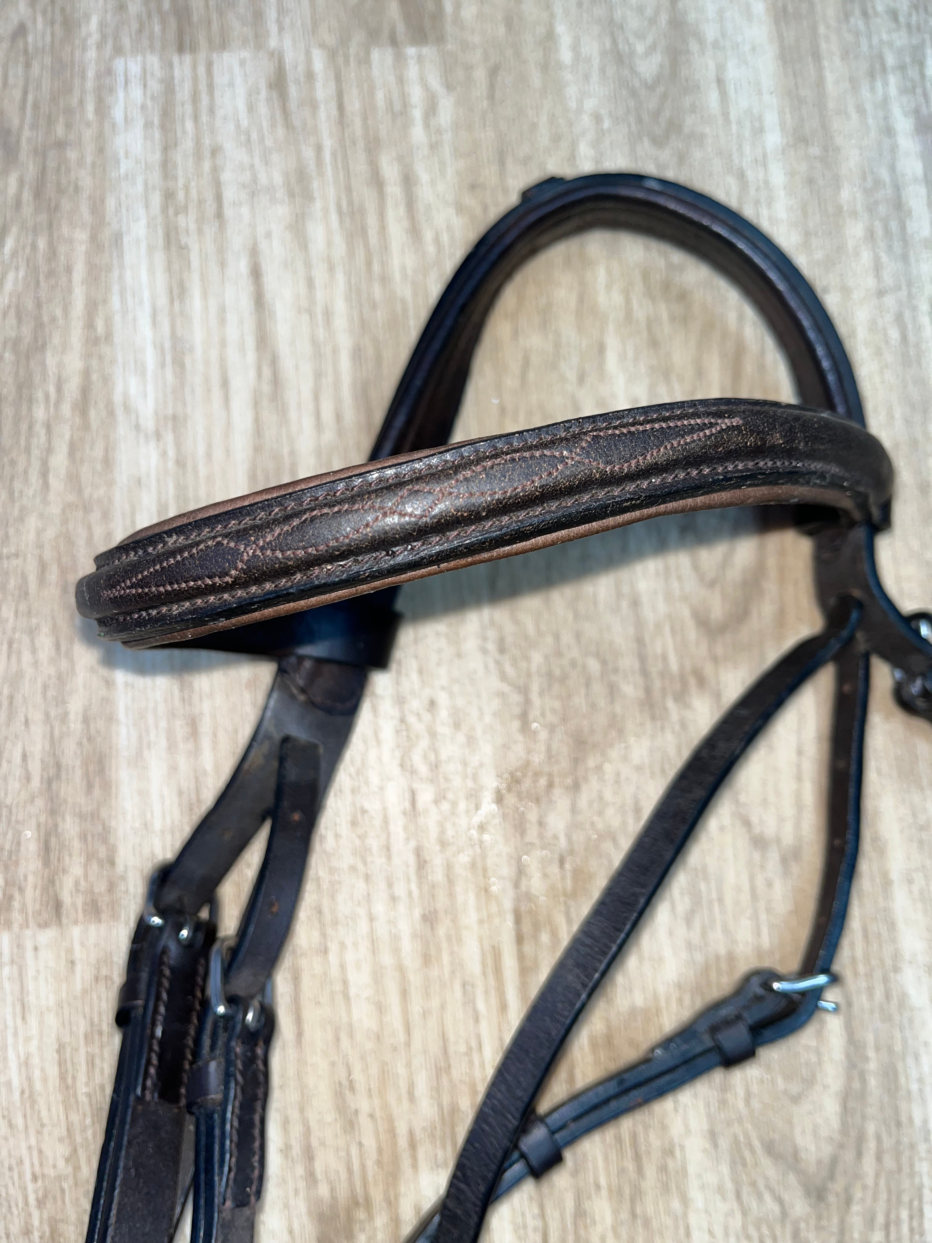 Brown Pony Bridle Padded Headpiece #15