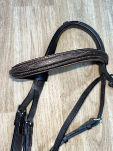 Brown Pony Bridle Padded Headpiece #15