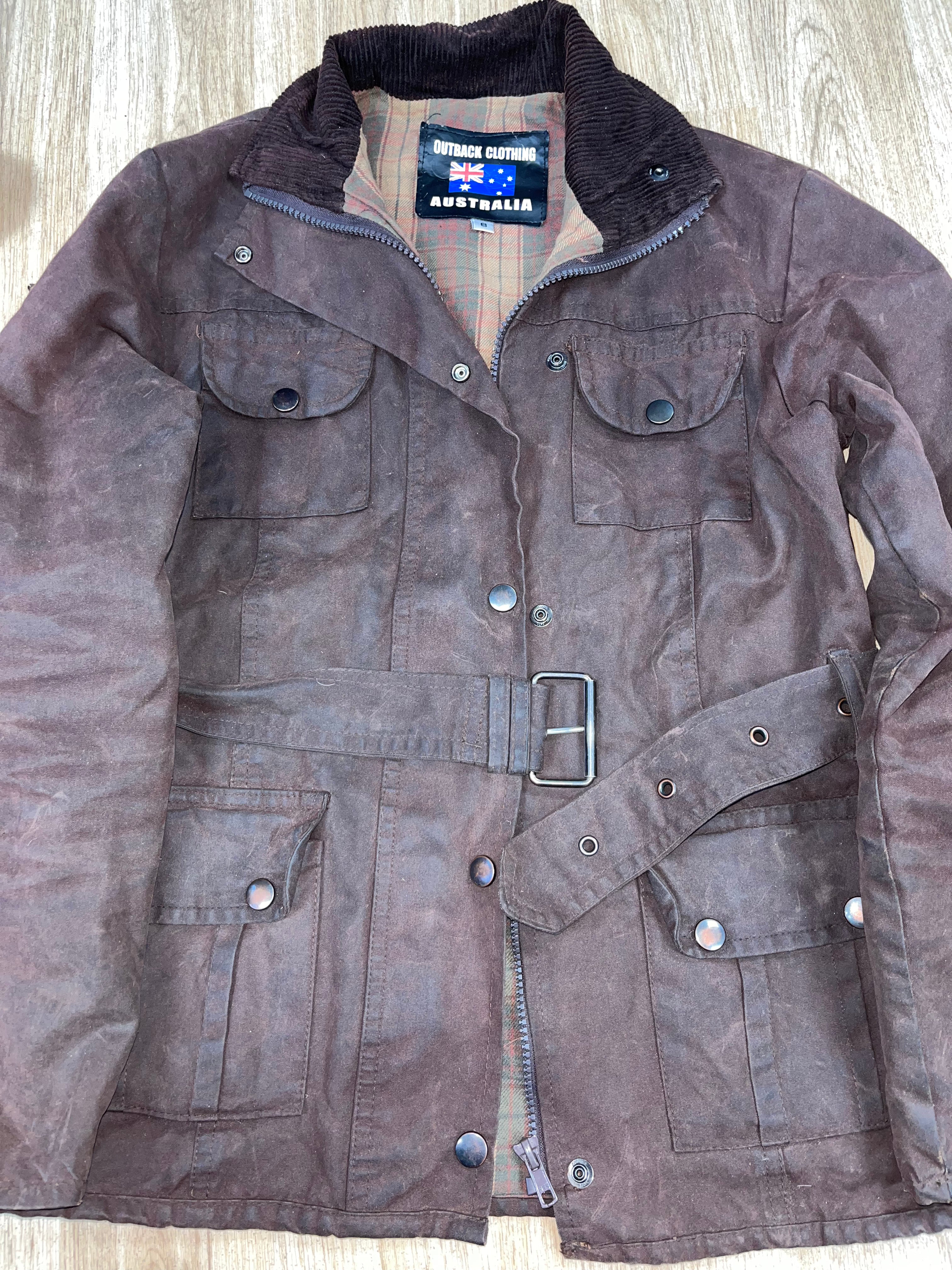Outback Wax Jacket Ladies Size 8