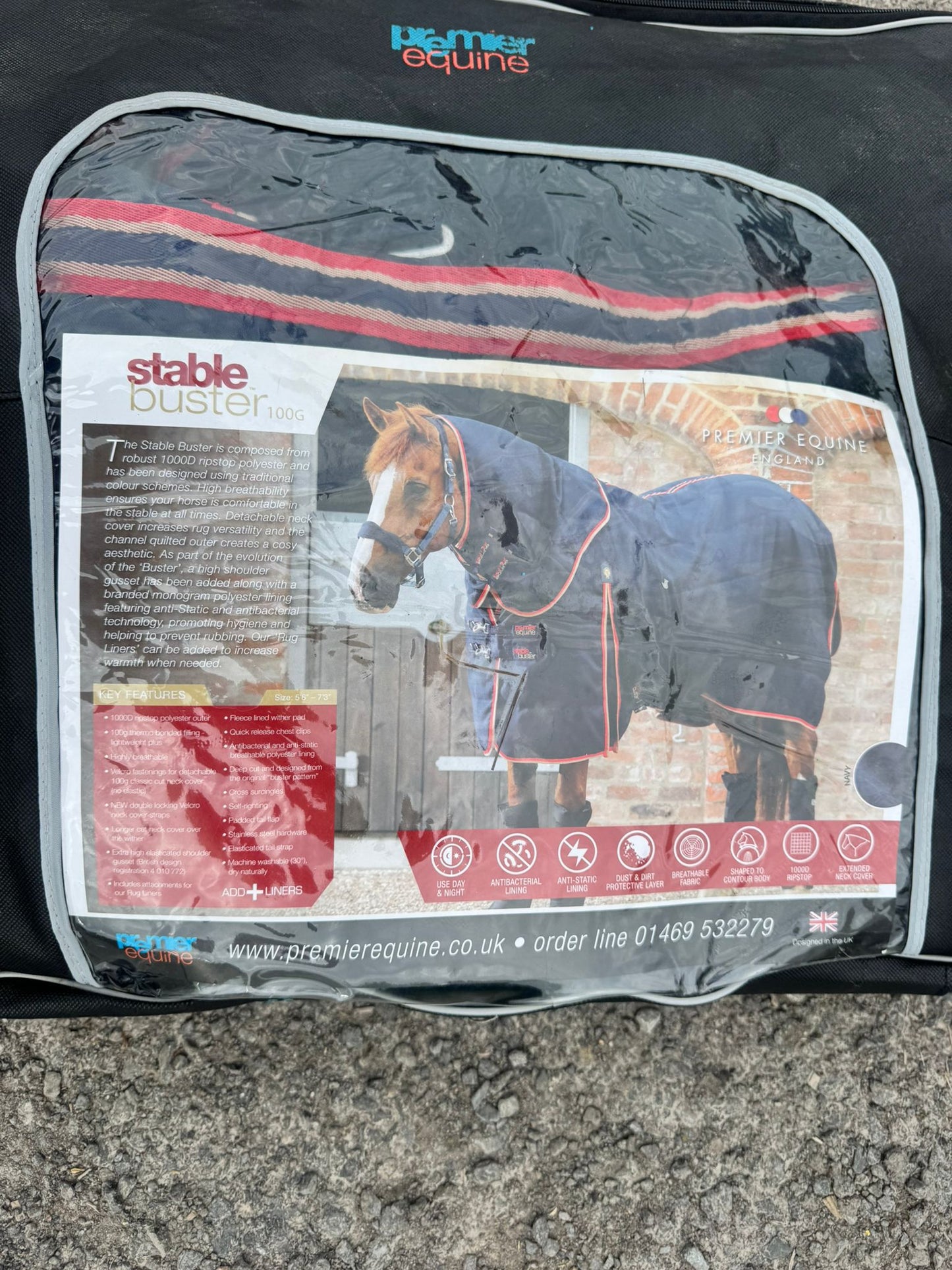 Premier Equine Stable Buster Rug 6’0 100gm Second Hand Horse Cob Tack