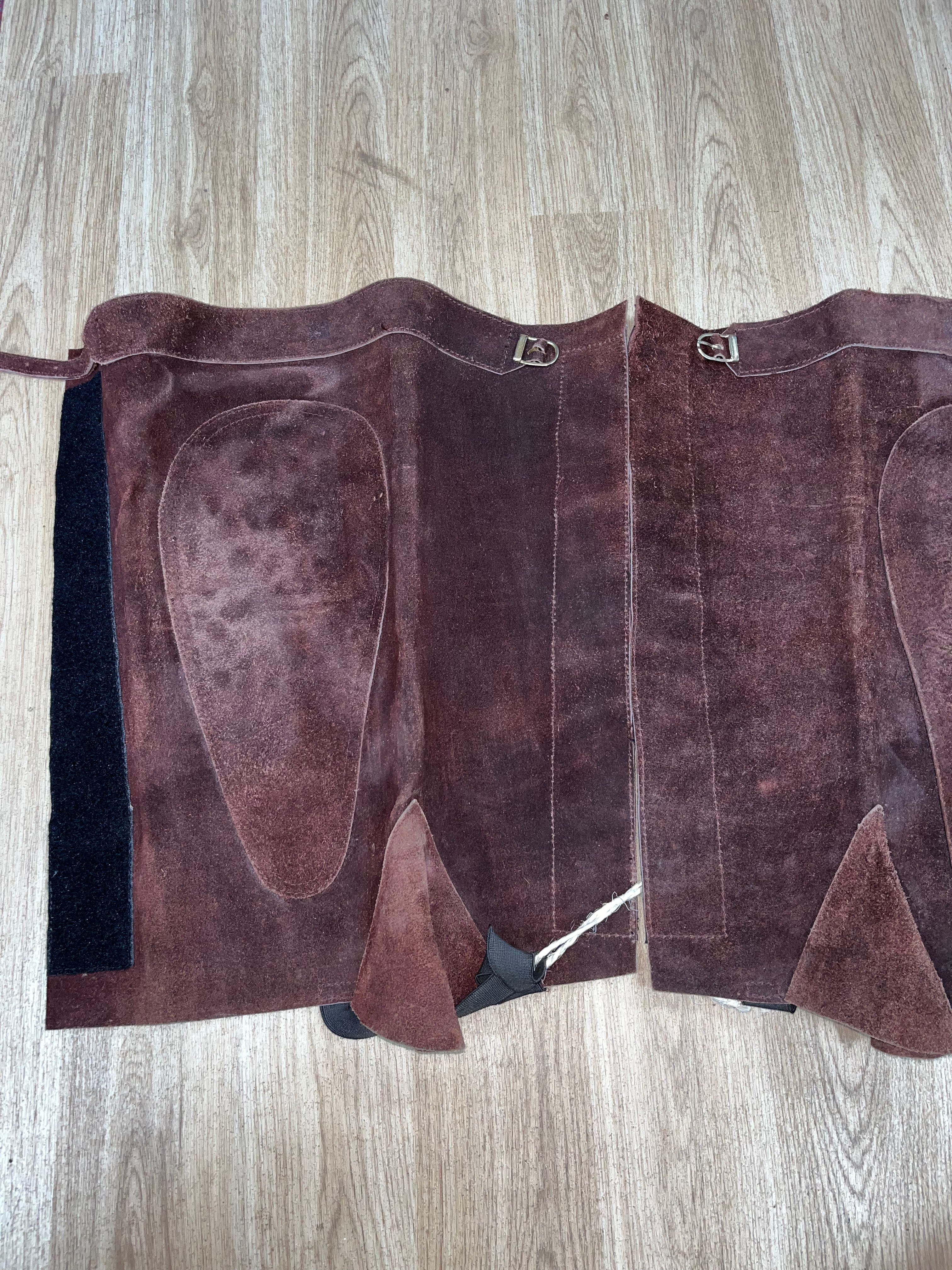 Suede Large Chaps Width 16” Length 18”