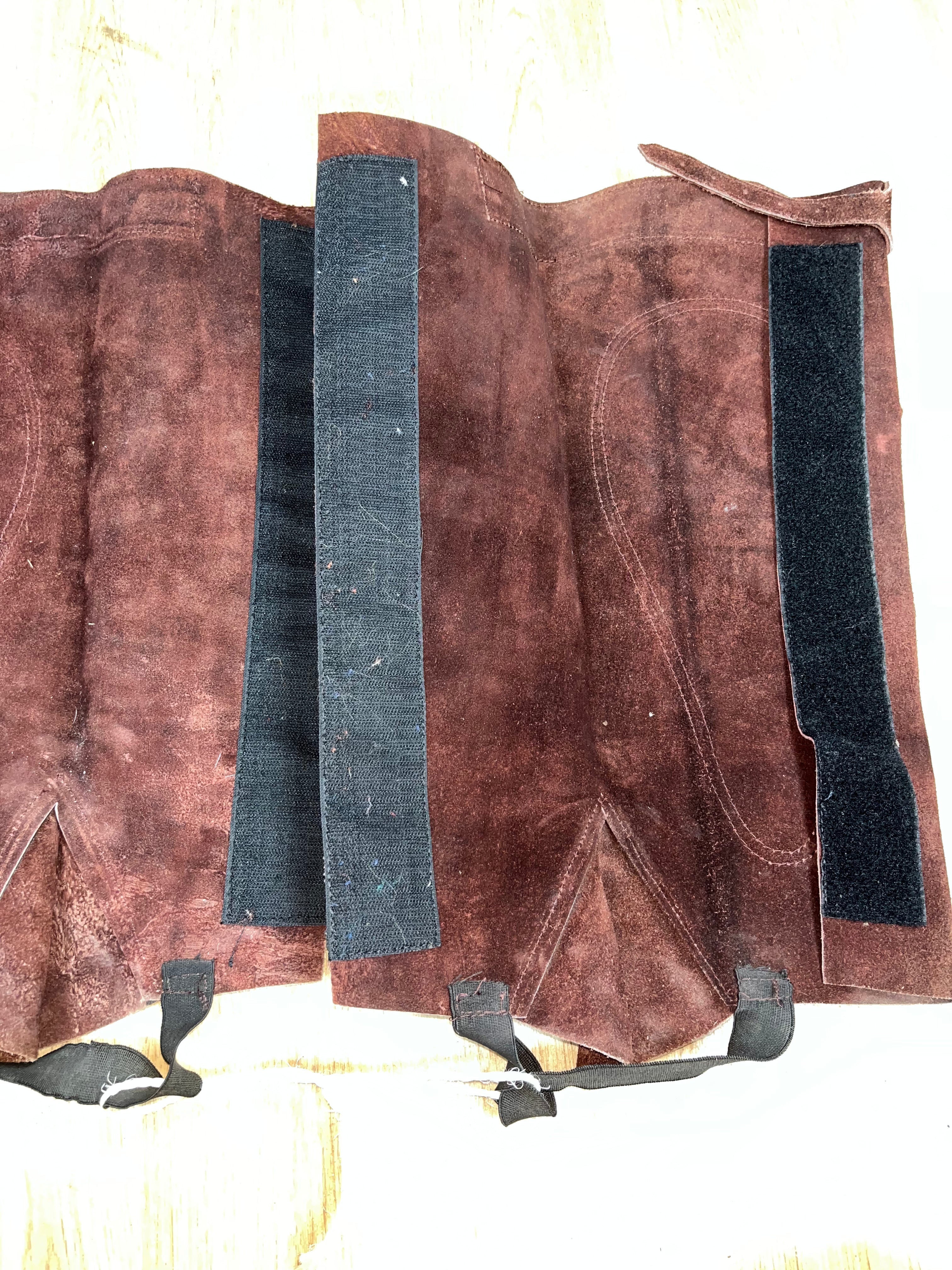 Suede Large Chaps Width 16” Length 18”