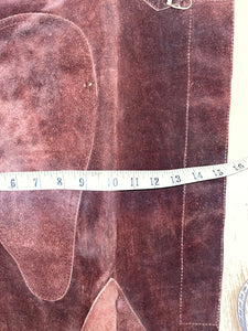Suede Large Chaps Width 16” Length 18”