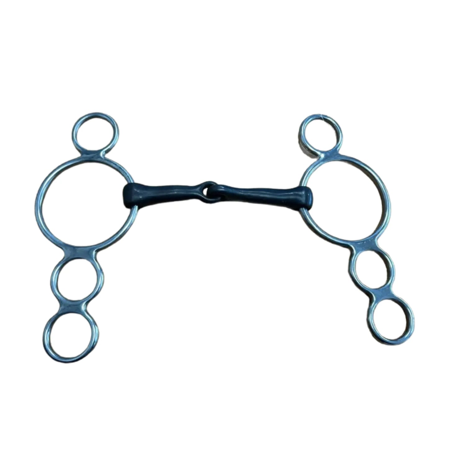 Shires 3 Ring Dutch Gag Bit - 4.5” Sweet Iron