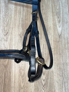 Inhand Bridle Brown Pony