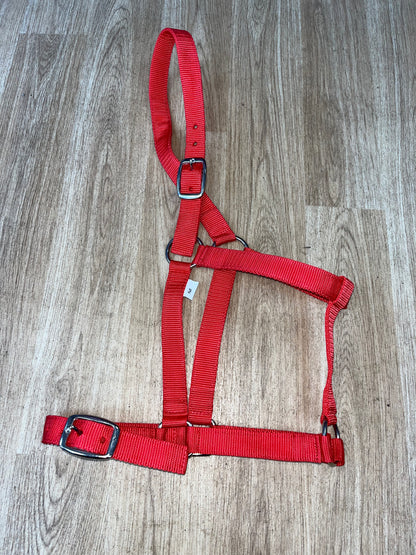 Red Nylon Headcollar Size Full