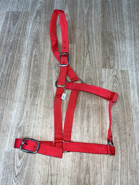 Red Nylon Headcollar Size Full