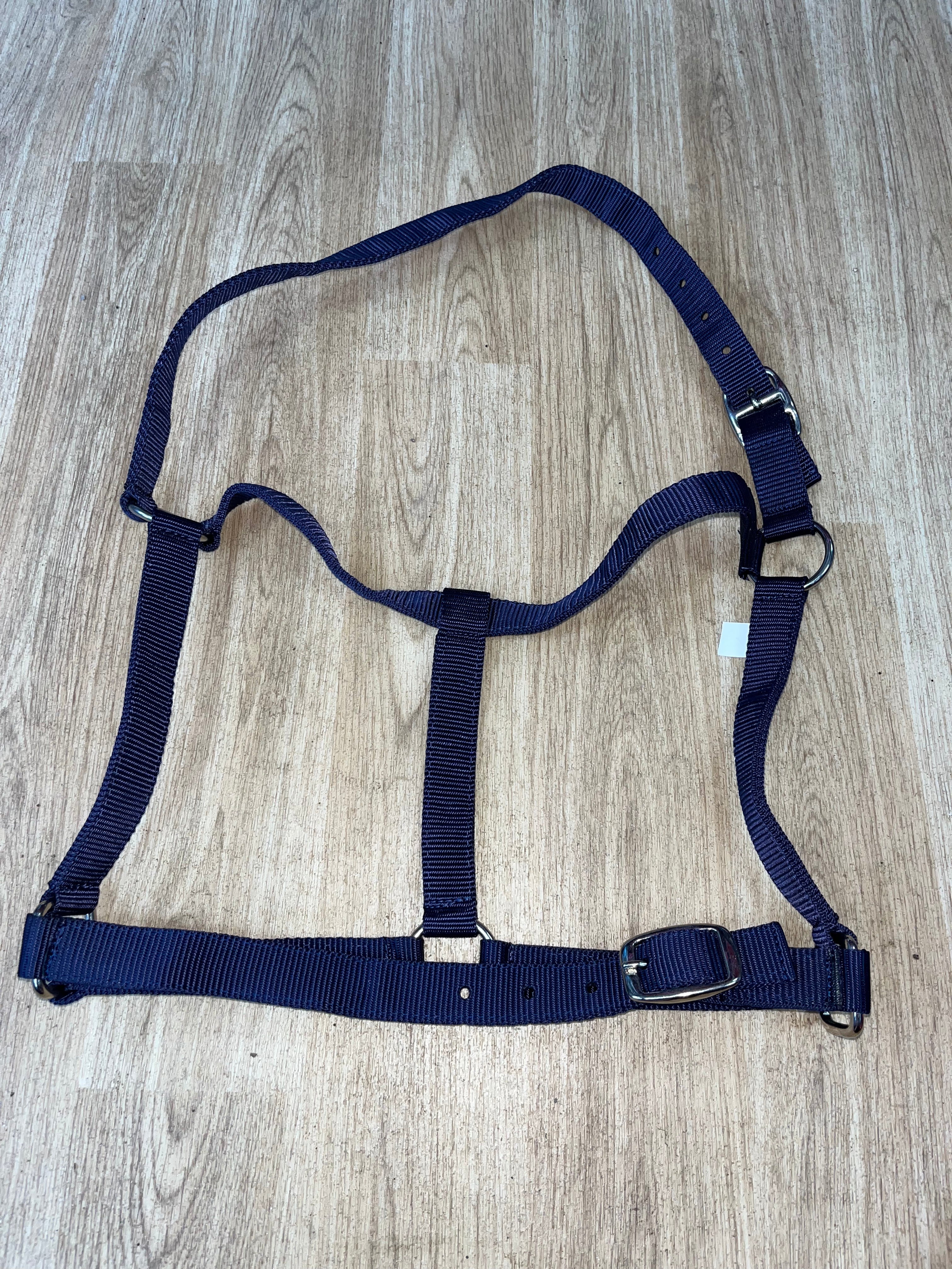Navy Nylon Headcollars Size Full