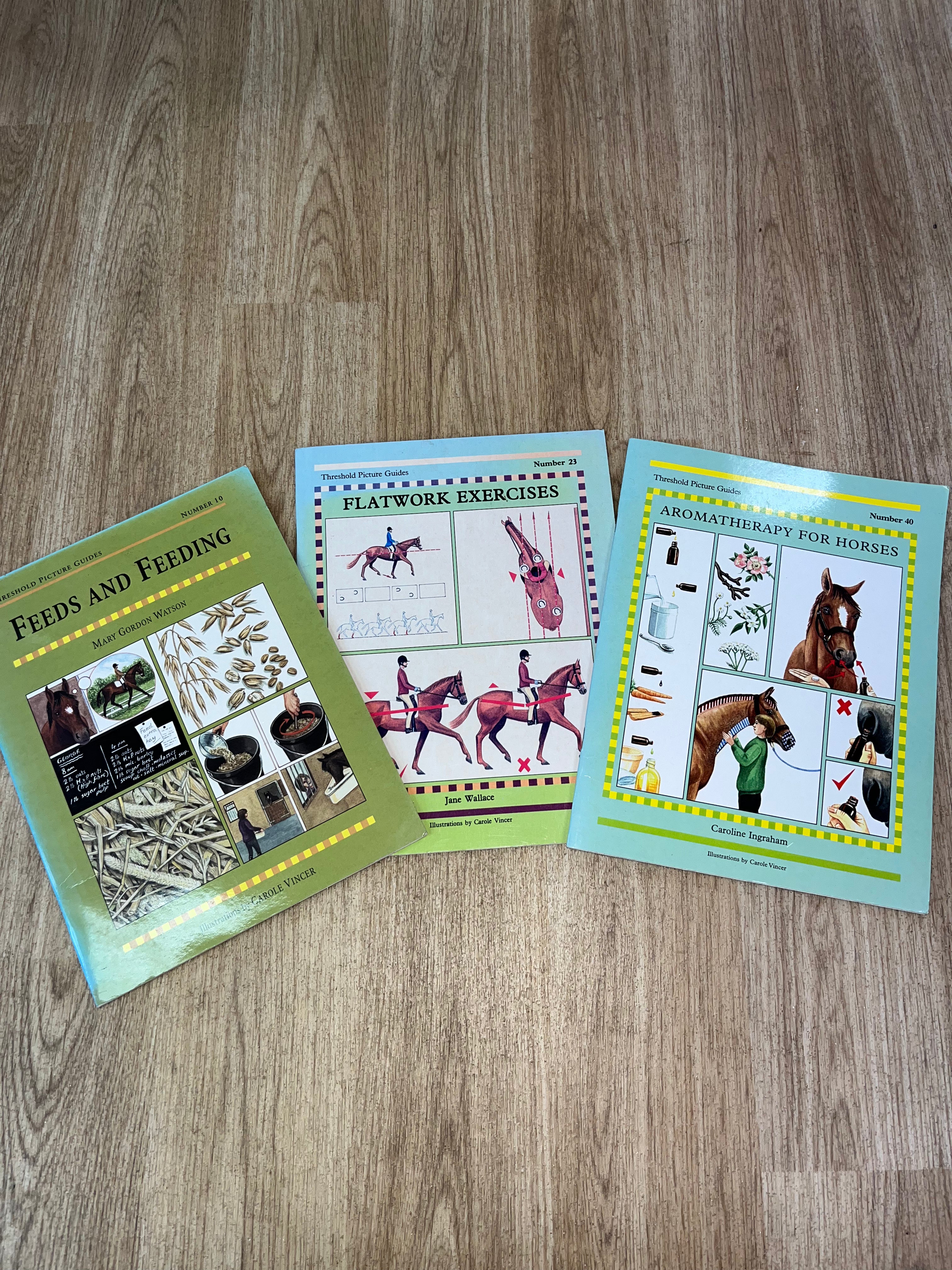 Book Bundle Aromatherapy For Horses/ Flatwork Exercises/ Feeds And Feeding