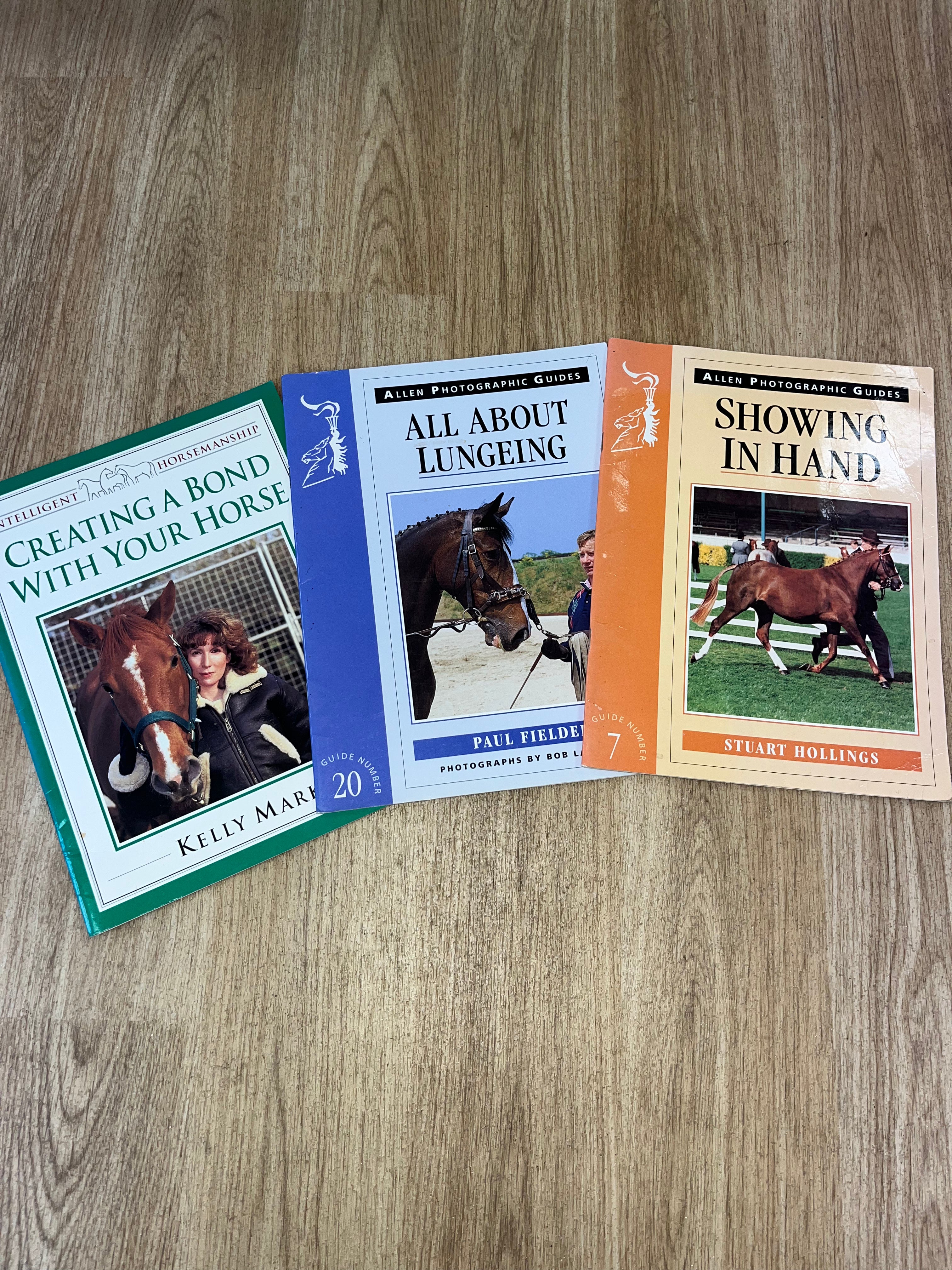 Book Bundle Creating A Bond With Your Horse/ All about Lunging / Showing In Hand