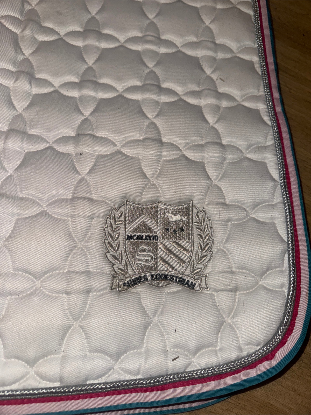Shires Wessex Cob/Full White Saddle Pad